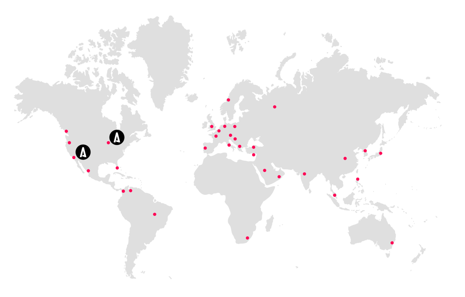 Astound About Us Map